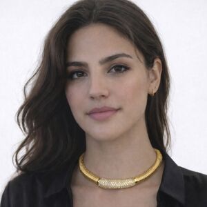 Authentic Vintage Dior Gold-Tone Crystal Necklace